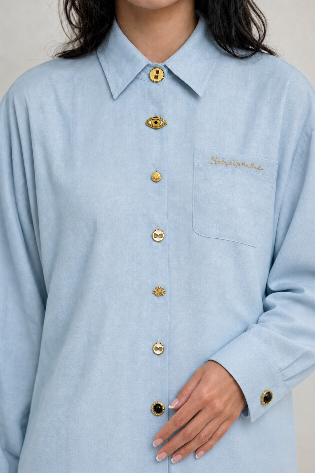 Suri Linen Set - Baby Blue - 5