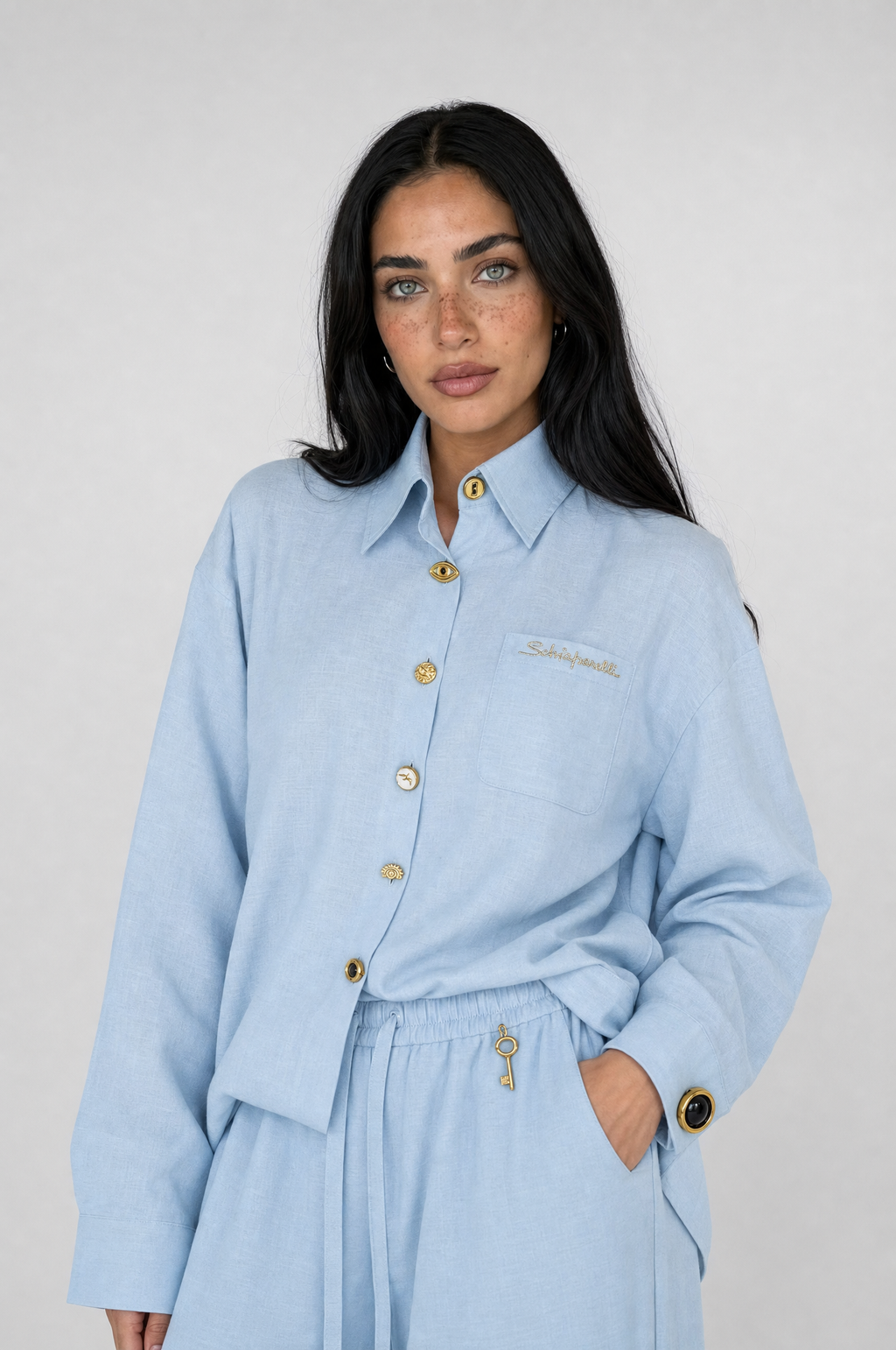 Suri Linen Set - Baby Blue - 4