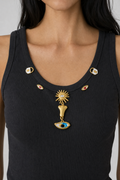 Talisman Charm Tank - Black - 5