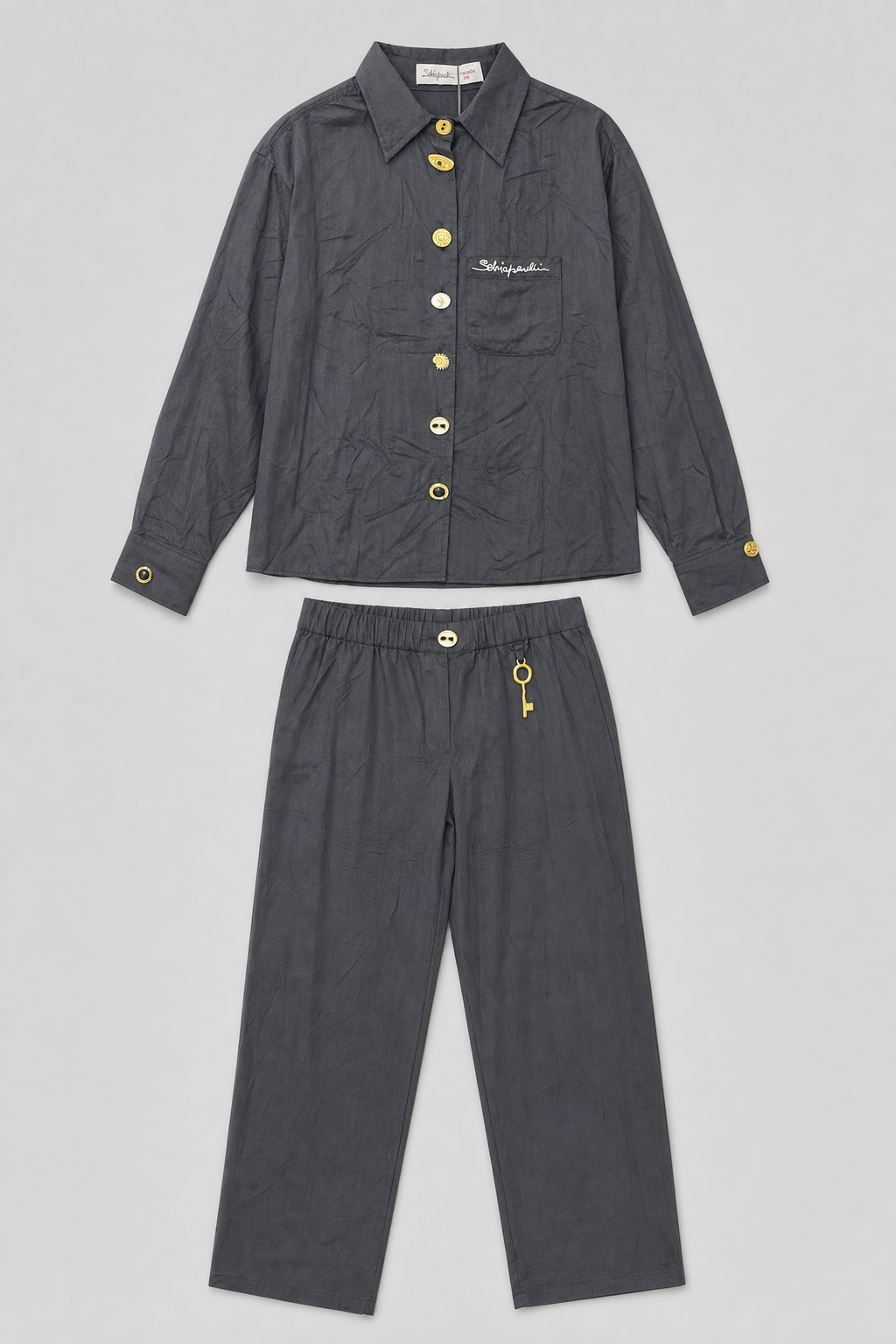 Black Linen Set