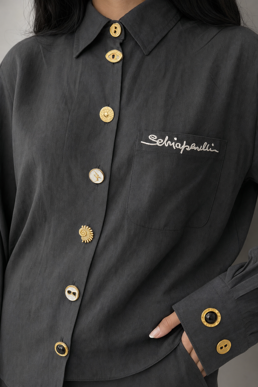 Black Linen Set