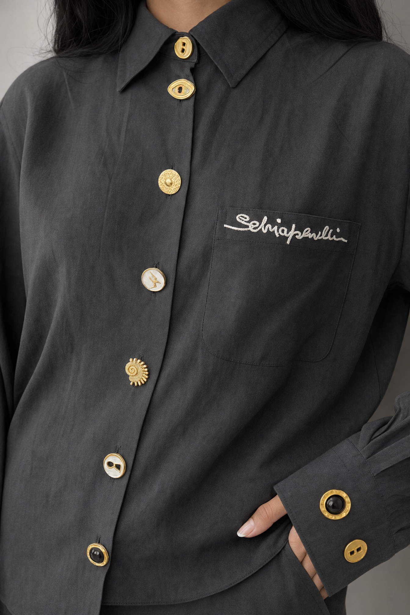 Black Linen Set