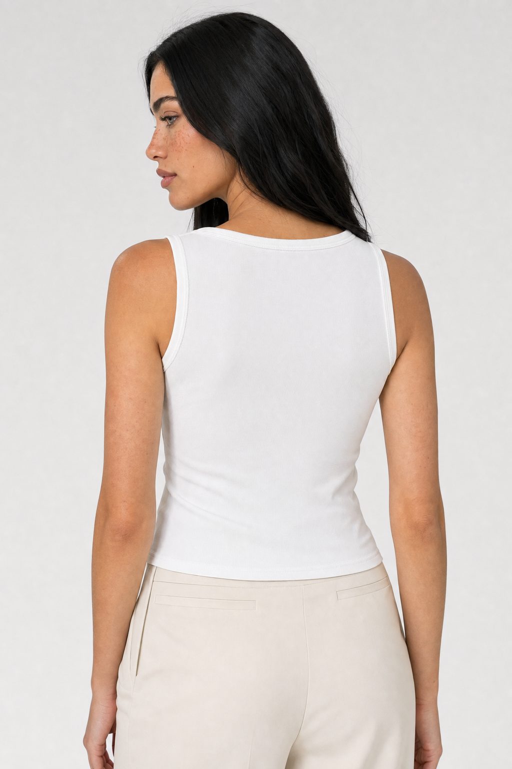 Eye Cluster Charm Tank - White - 4